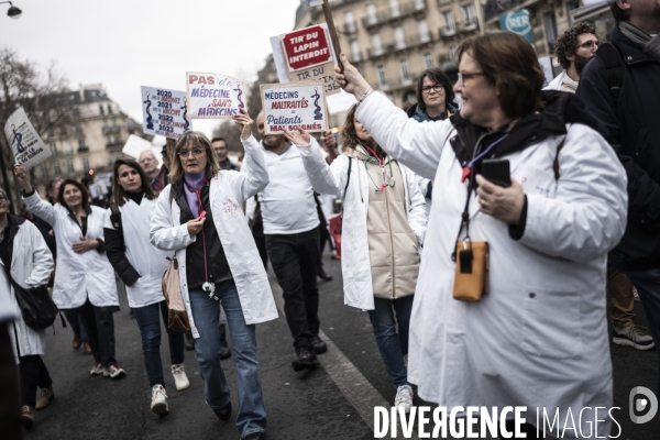 Manifestation des médecins libéraux