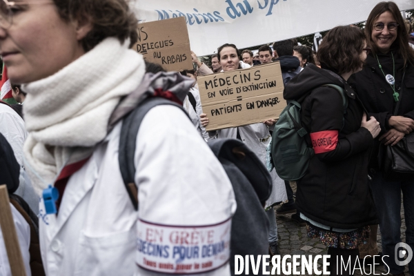 Manifestation des médecins libéraux