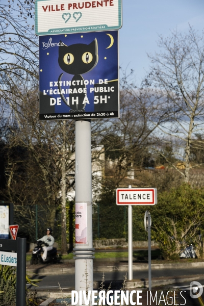 Panneau pour l extinction de l éclairage public