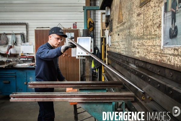 Apprentissage en chaudronnerie chez les compagnons du devoir et du tour de france