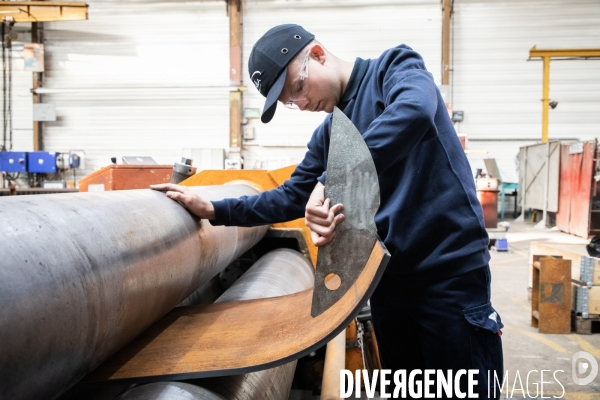 Apprentissage en chaudronnerie chez les compagnons du devoir et du tour de france