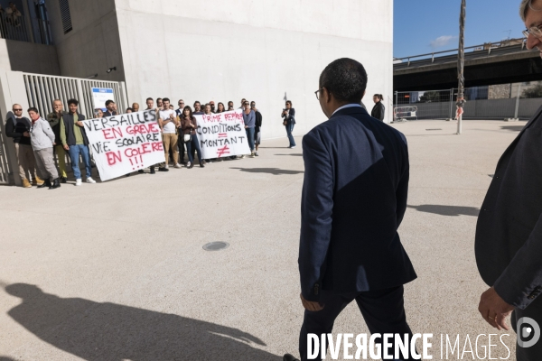 Pap ndiaye en viste à Marseille