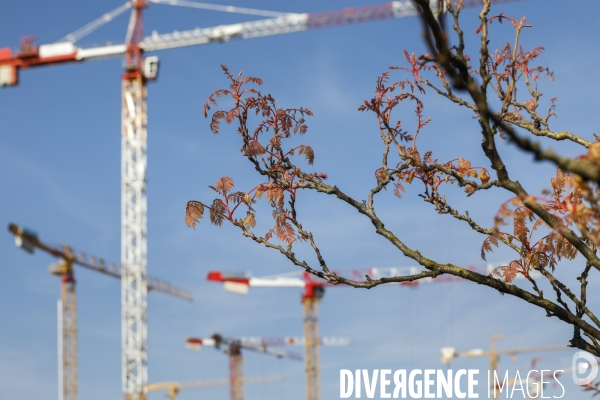 Construction du nouveau quartier Deschamps-Belvédère sur la rive droite de la Garonne