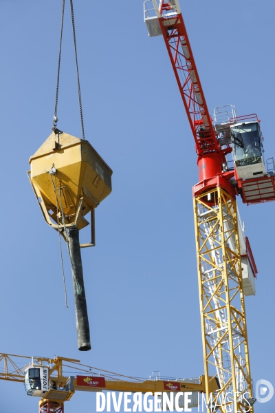 Construction du nouveau quartier Deschamps-Belvédère sur la rive droite de la Garonne