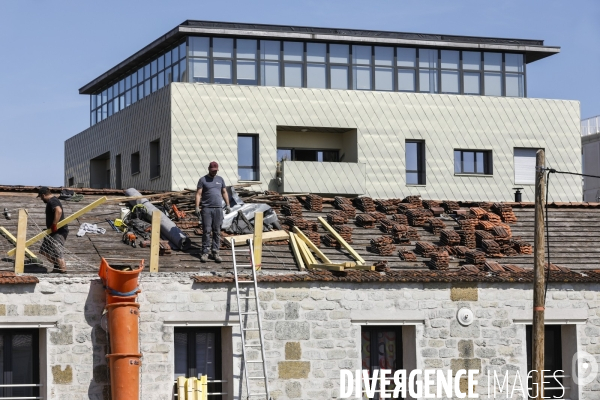 Construction du nouveau quartier Deschamps-Belvédère sur la rive droite de la Garonne