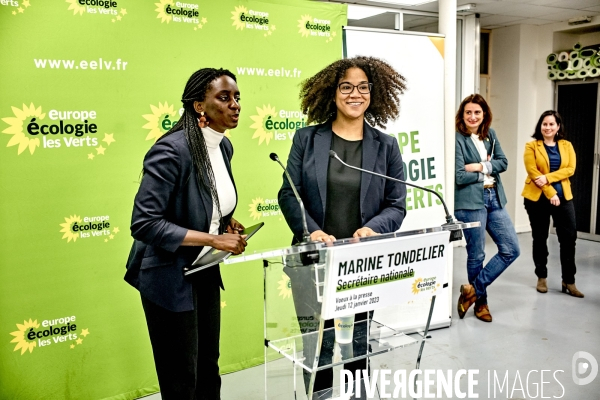 Voeux a la presse Marine Tondelier EELV