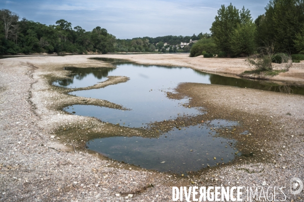 La Loire en période de sécheresse