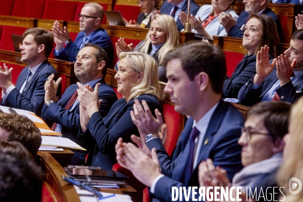 Niche parlementaire du RN  à l  Assemblée Nationale