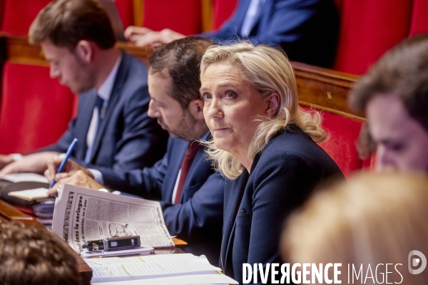 Niche parlementaire du RN  à l  Assemblée Nationale