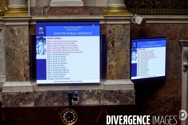 Niche parlementaire du RN  à l  Assemblée Nationale