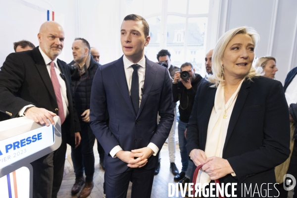 Voeux du Rassemblement National à la presse