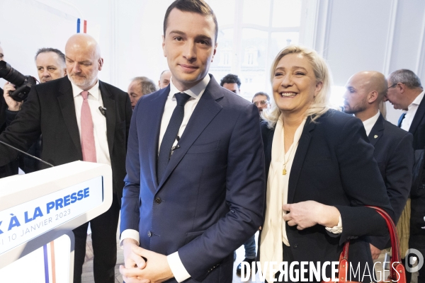 Voeux du Rassemblement National à la presse