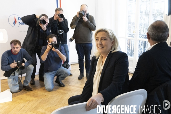 Voeux du Rassemblement National à la presse