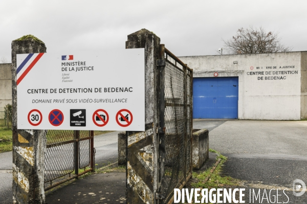 Le centre de détention de Bédenac en Gironde.