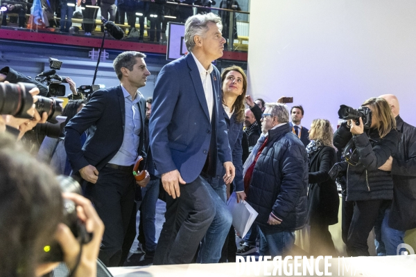Meeting unitaire de la NUPES   Pour nos retraites  
