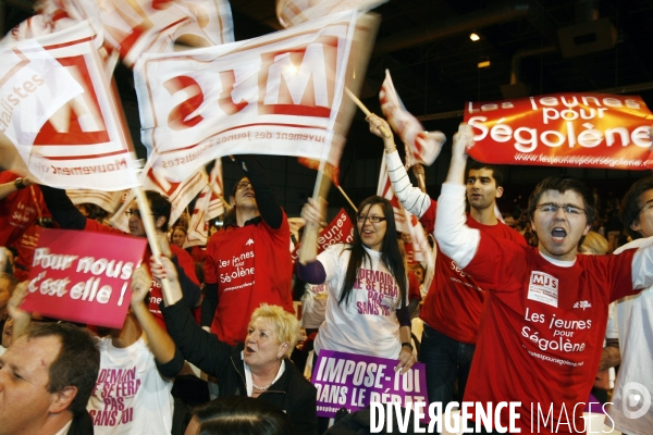 Meeting de segolene royal a paris