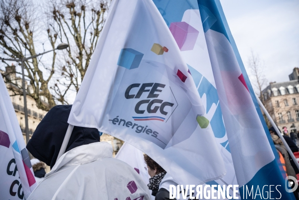 Manifestation contre la réforme des retraites à Rouen