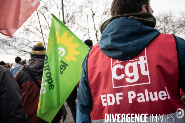 Manifestation contre la réforme des retraites à Rouen