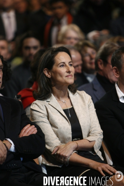 Meeting de segolene royal a paris