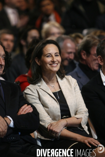 Meeting de segolene royal a paris