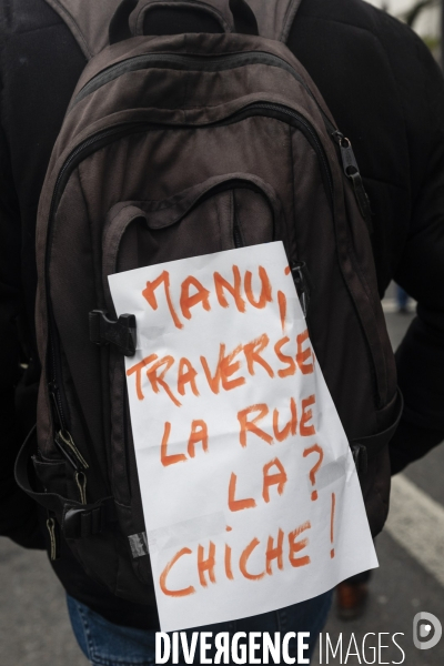 Manifestation contre la réforme des retraites