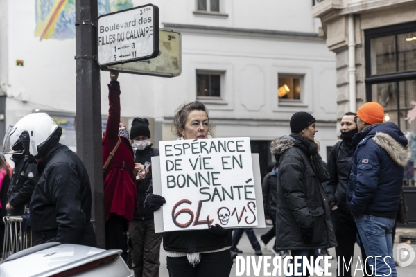 Manifestation contre la réforme des retraites