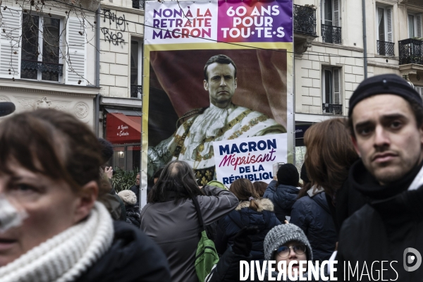 Manifestation contre la réforme des retraites