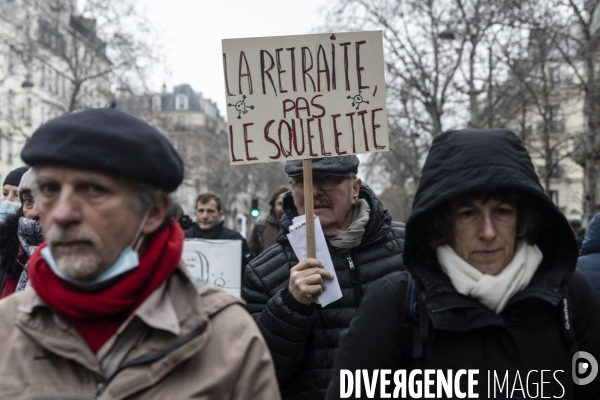 Manifestation contre la réforme des retraites