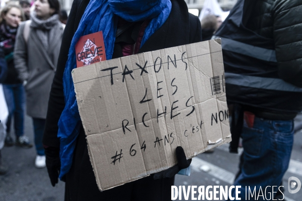 Manifestation contre la réforme des retraites