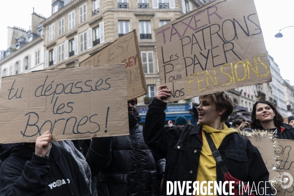 Manifestation contre la réforme des retraites