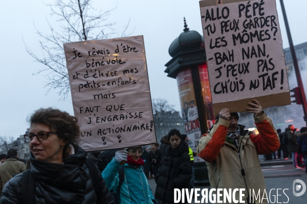 Manifestation contre la réforme des retraites