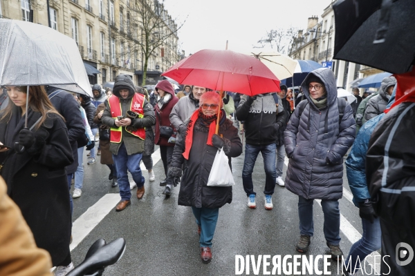 BORDEAUX, Manifestation contre la réforme des retraites