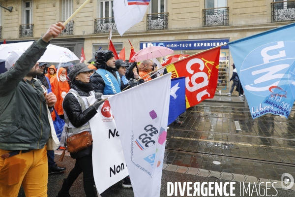 BORDEAUX, Manifestation contre la réforme des retraites