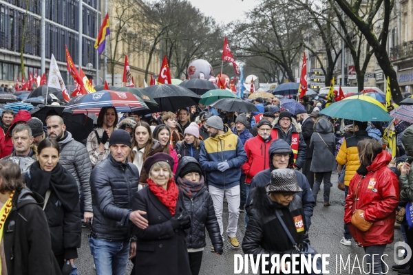 BORDEAUX, Manifestation contre la réforme des retraites