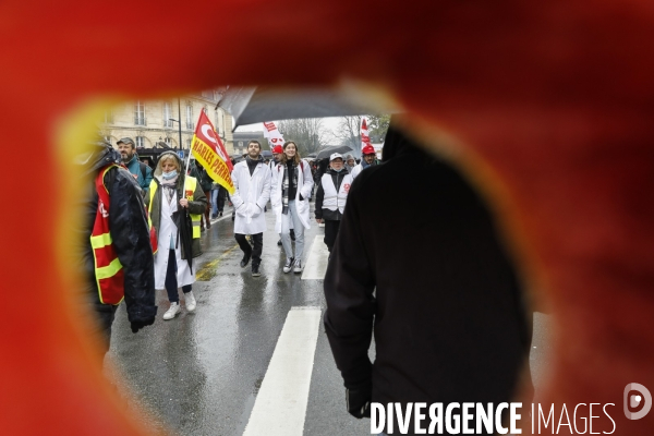 BORDEAUX, Manifestation contre la réforme des retraites