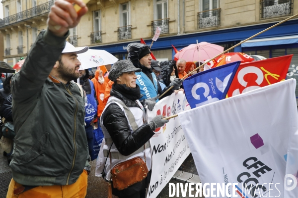BORDEAUX, Manifestation contre la réforme des retraites