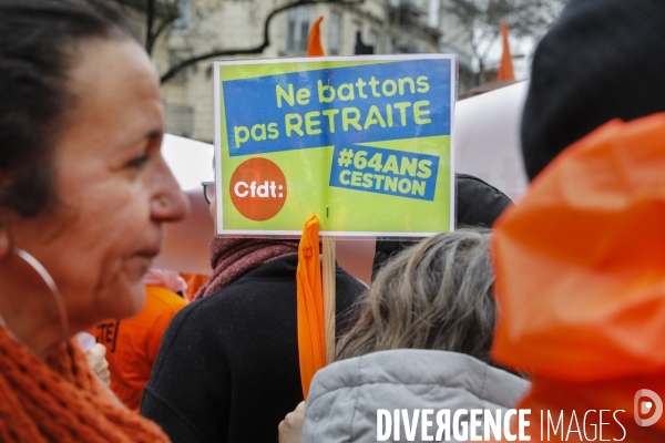 BORDEAUX, Manifestation contre la réforme des retraites