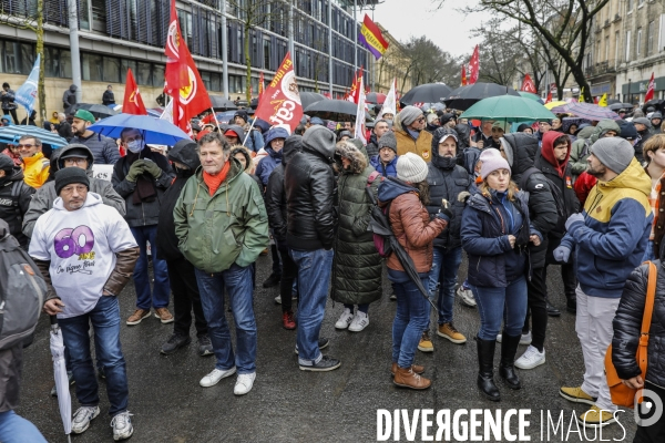 BORDEAUX, Manifestation contre la réforme des retraites