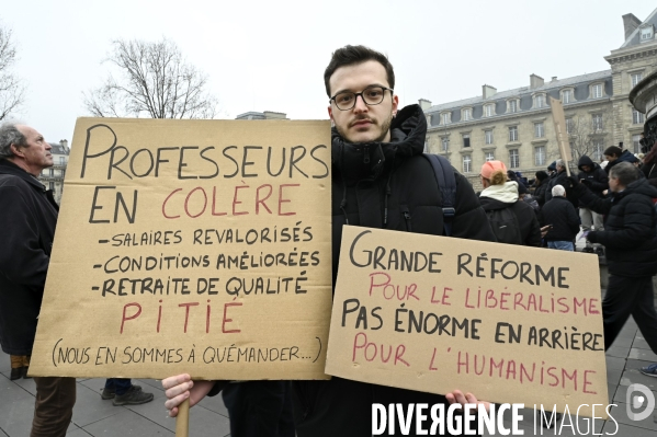 Manifestation contre la reforme des retraites, paris