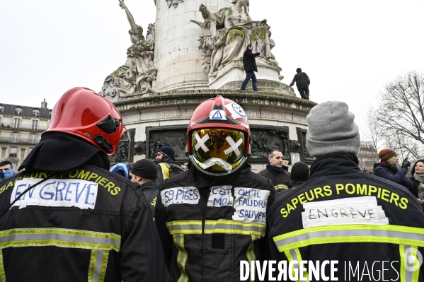 Manifestation contre la reforme des retraites, paris