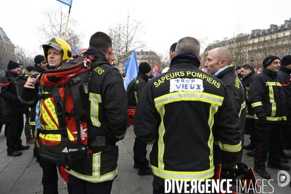 Manifestation contre la reforme des retraites, paris