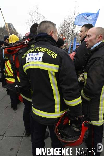 Manifestation contre la reforme des retraites, paris