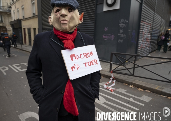 Manifestation contre la reforme des retraites, paris