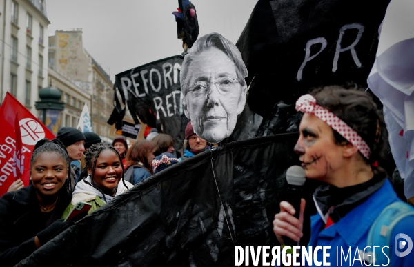 Manifestation intersyndicale contre la reforme des retraites
