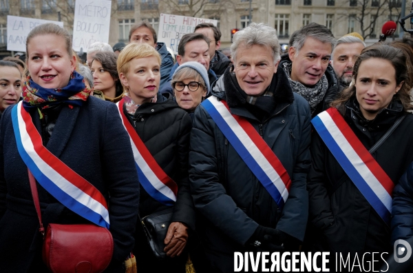 Manifestation intersyndicale contre la reforme des retraites