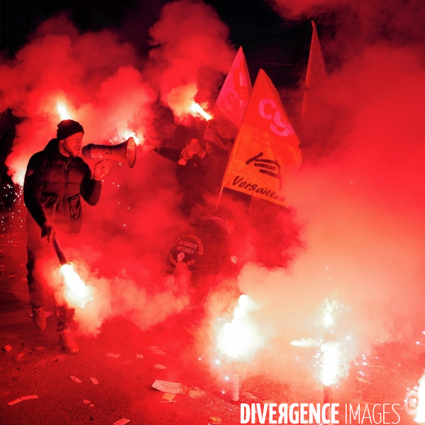 Manifestation intersyndicale contre la reforme des retraites