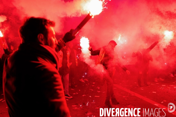 Manifestation intersyndicale contre la reforme des retraites