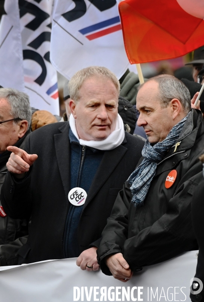 Manifestation intersyndicale contre la reforme des retraites