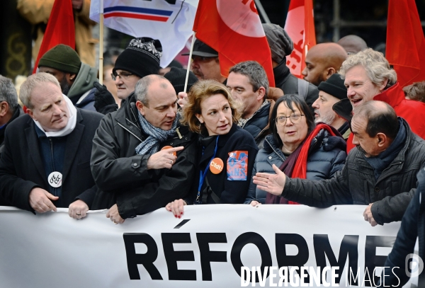 Manifestation intersyndicale contre la reforme des retraites