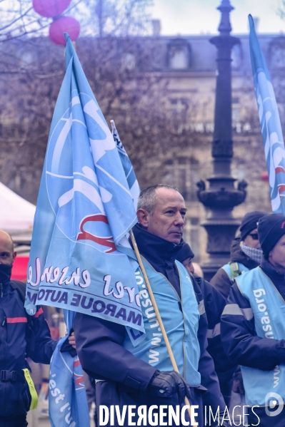 Mobilisation contre la réforme des retraites à Paris